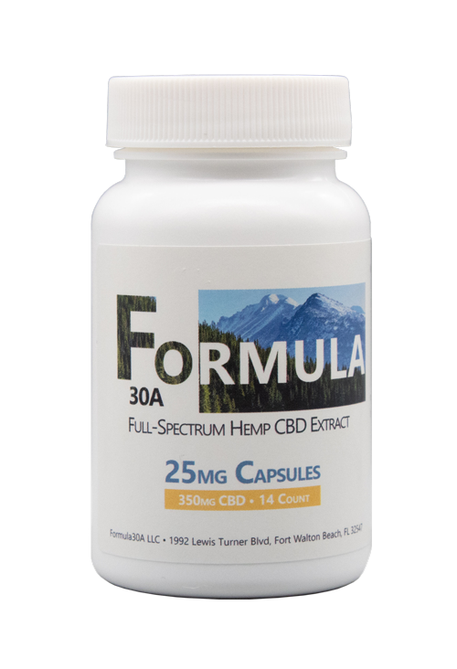 Formula30A CBD 25mg Capsules (14ct.) CASE