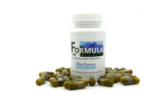 Formula30A CBD 25mg Capsules (30ct.) CASE